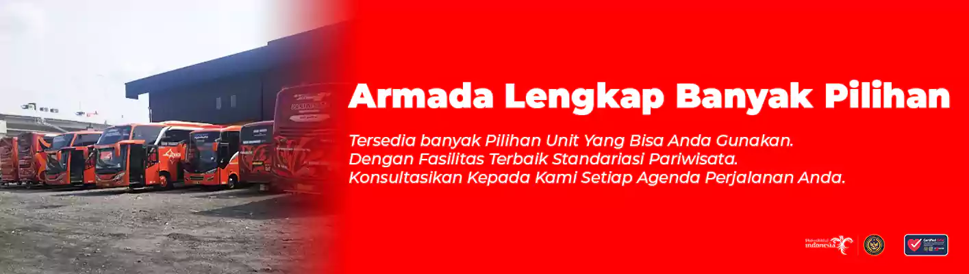 Pilihan Unit Armada Bus Pariwisata Lengkap